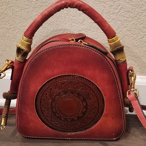 Women's leather shoulder bag messenger purse satchel cross body handbag …